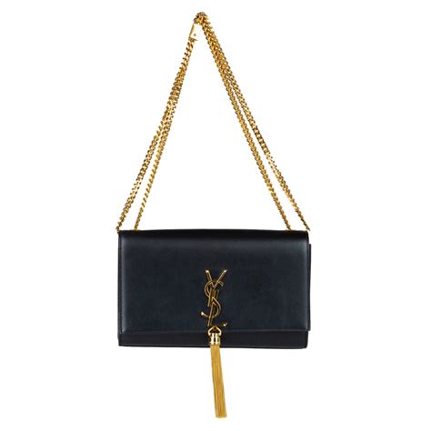 borsa ysl catena oro|Saint Laurent Borsa Kate media nera .